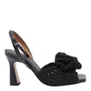 Angel Alarcon 90mm Leather Sandals In Black