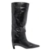 Angel Alarcon 50mm Leather Boots In Black