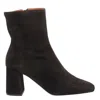 Angel Alarcon 75mm Zip-detail Block-heel Boots In Brown