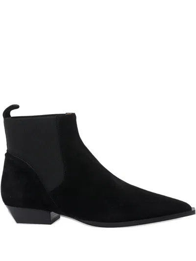 ANGEL ALARCON SUEDE POINTED-TOE BOOTS