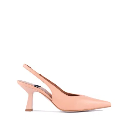 Angel Alarcon Violet Pumps With Heel And Back Strap