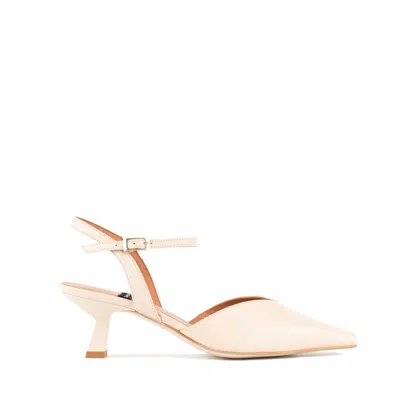 Angel Alarcon Wilna Ivory Heeled Shoe