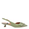 Angel Alarcon With Heel In Green