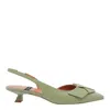 Angel Alarcon With Heel In Green