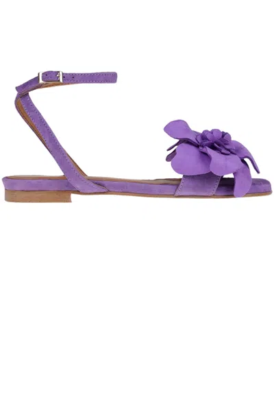 Angel Alarson Marie Louis Sandals In Purple