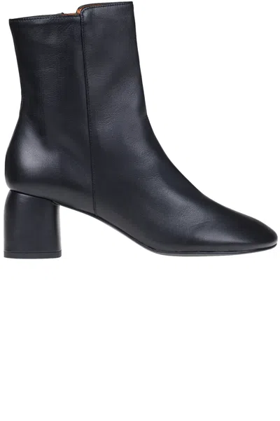 Angel Alarson Murielle Leather Ankle Boots In Black