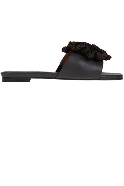 Angel Alarson Natalie Slides In Animal Print