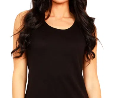 Angel Apparel Bra-friendly Tank In Black