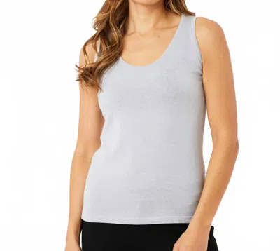 ANGEL APPAREL BRA-FRIENDLY TANK IN LIGHT GRAY