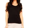 Angel Apparel Bra-friendly Tank Top In Black In Black