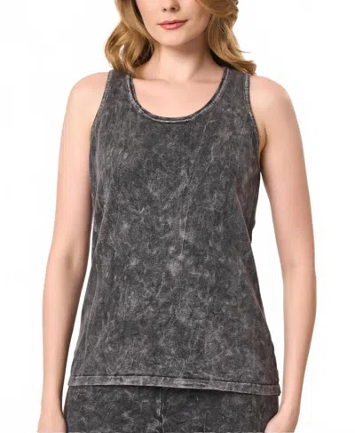 Angel Apparel Comfy Tank Top In Charcoal In Gray