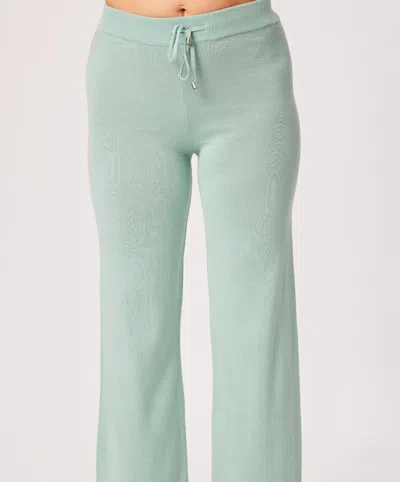 Angel Apparel Drawstring Lounge Pant In Pine In Green