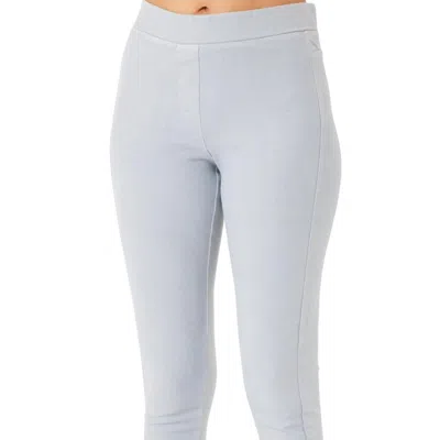 Angel Apparel High Rise Jegging In Light Gray In Grey