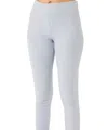 Angel Apparel High Rise Jegging In Light Gray In Grey