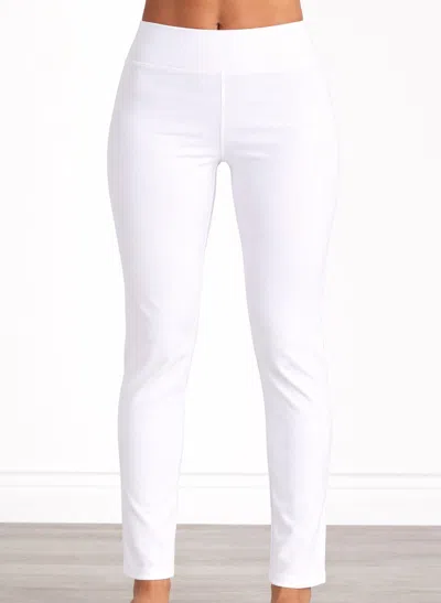Angel Apparel High Rise Jeggings In White