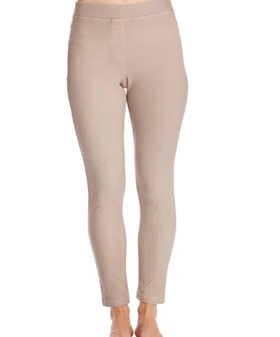 Angel Apparel High Waisted Jegging In Oatmeal In Neutral