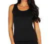 Angel Apparel Knit Tank In Black In Black