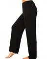Angel Apparel Lounge Knit Pant In Black In Black