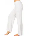 Angel Apparel Lounge Knit Pant In White In White