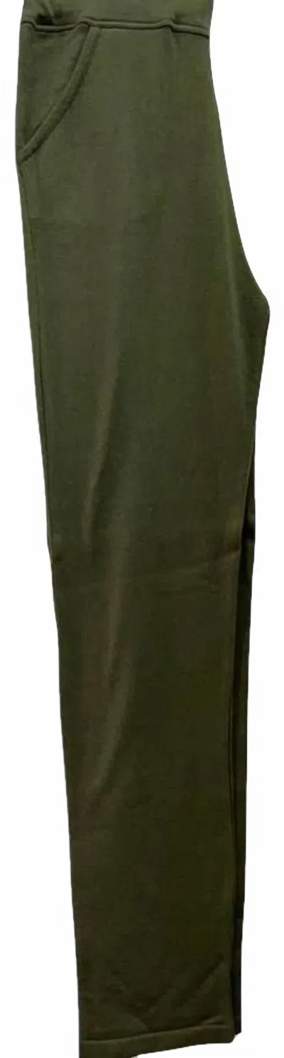 Angel Apparel Pocket Pant In Sage In Green