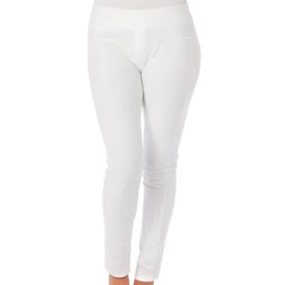 Angel Apparel Pull-on Jeggings In White