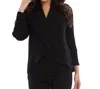 Angel Apparel Ribbed Signature Wrap In Black In Black