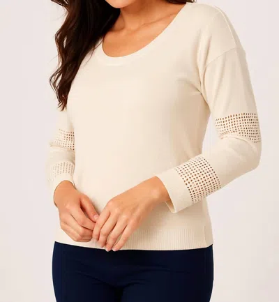 Angel Apparel Scoop Top In Sand In Nude