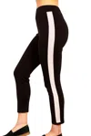 Angel Apparel Track Pant In Black/stone In Multi