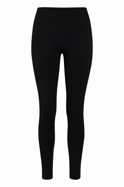 Angel Apparel Women's Suede Pants In Onyx In Black