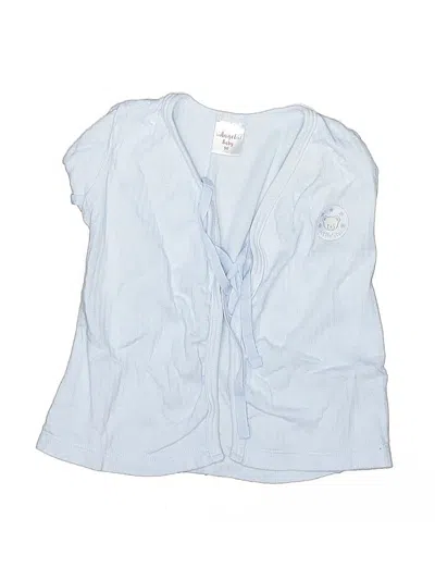 Pre-owned Angel Baby Kids' Sleeveless Blouse In Blue