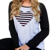 Angel Baseball Crew Neck Top In Frost In Grey