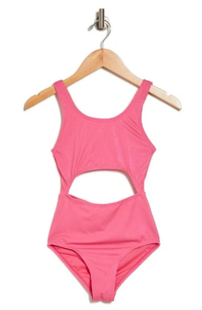 angel-beach-kids-cutout-one-piece-swimsuit-in-pink-modesens
