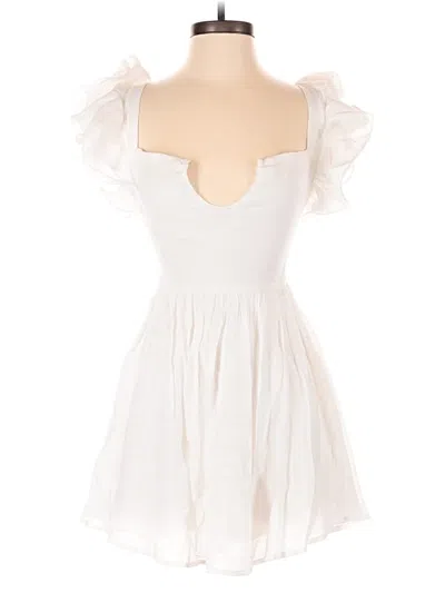 Pre-owned Angel Biba Romper In White