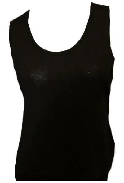 Angel Bra-friendly Tank Top In Black