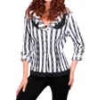 ANGEL CHECKERBOARD RUFFLED CARDIGAN IN BLACK/WHITE