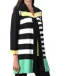 Angel Citrus Twist Long Cardigan In Multi In Black