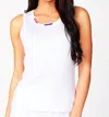 Angel Crew Neck Tank In White/multi In White