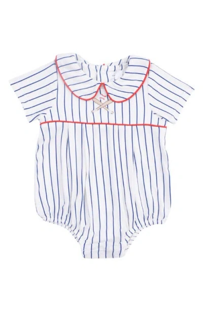 Angel Dear Babies'  Baseball Stripe Bodysuit In Multi