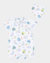 Angel Dear Boy's Easter Bunnies Polo Playsuit In Multi