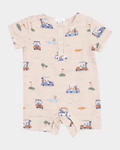 Angel Dear Kids' Boy's Golf Cart Cuties Shortall In Neutral