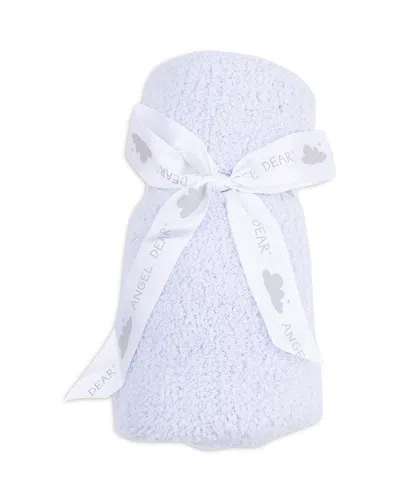 Angel Dear Boys' Chenille Stroller Blanket In White