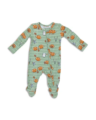 Angel Dear Boys' Footballs Playing Football 2 Way Zipper Footie - Baby In Multi