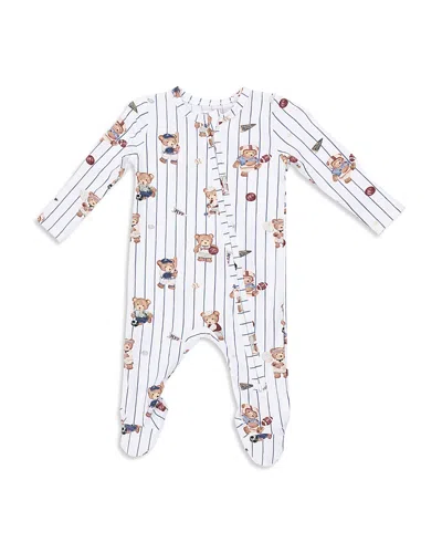 Angel Dear Boys' Mixed Sports Bears Two Way Zipper Footie - Baby In Multi