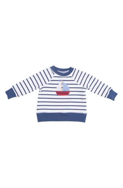 Angel Dear Babies'  Bubby Sailboat French Terry Sweatshirt In Multi