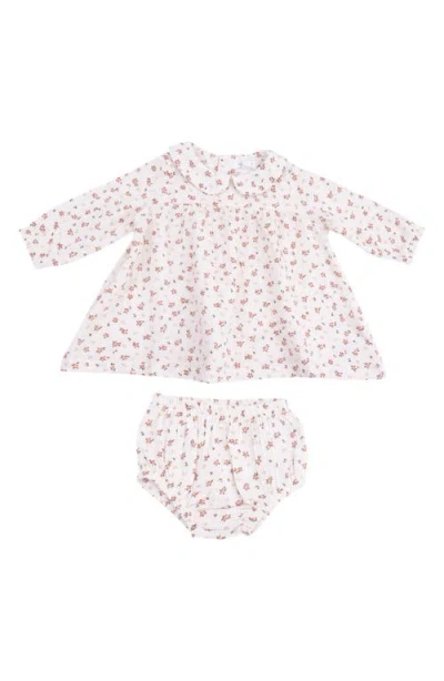 Angel Dear Babies'  Carrie Floral Muslin Dress & Bloomers In Multi