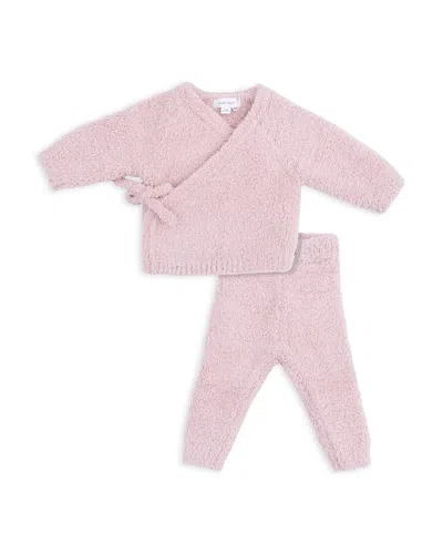 Angel Dear Chenille Blush Two-piece Set - Baby In Pink