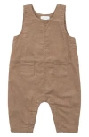 Angel Dear Cord Cinnamon Swirl Classic Romper In Brown