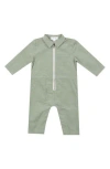 Angel Dear Cord Desert Sage Retro Romper In Green