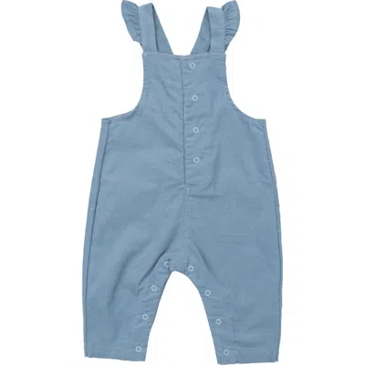 Angel Dear Babies'  Cord Glacier Lake Romper In Blue