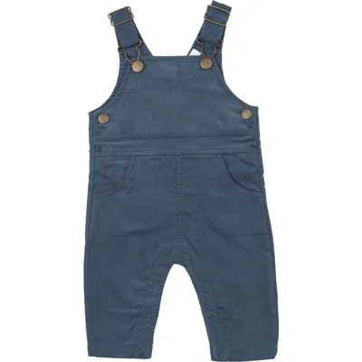 Angel Dear Babies'  Cord Navy Classic Overalls In Blue
